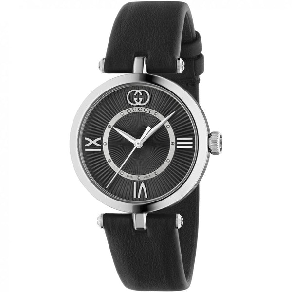 Gucci Ladies Model 2000 30mm Black Strap Watch