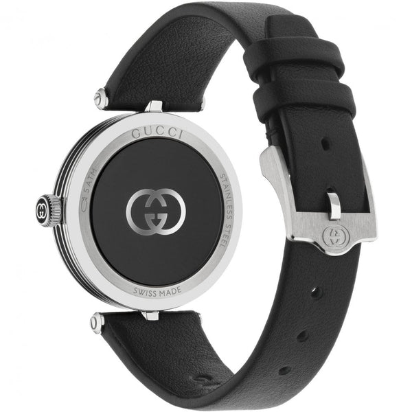 Gucci Ladies Model 2000 30mm Black Strap Watch