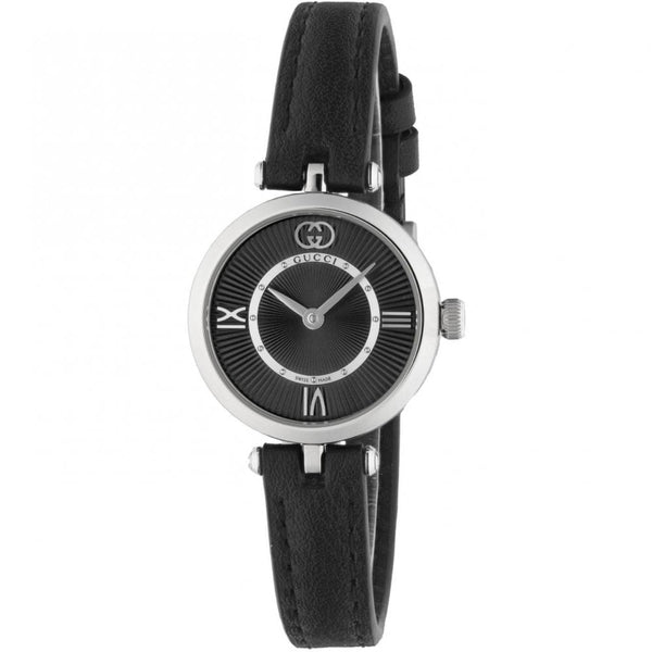 Gucci Ladies Model 2000 Black Strap Watch