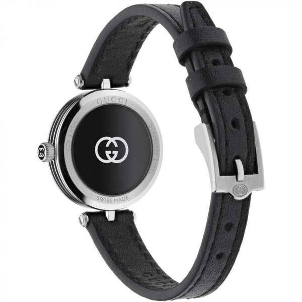 Gucci Ladies Model 2000 Black Strap Watch