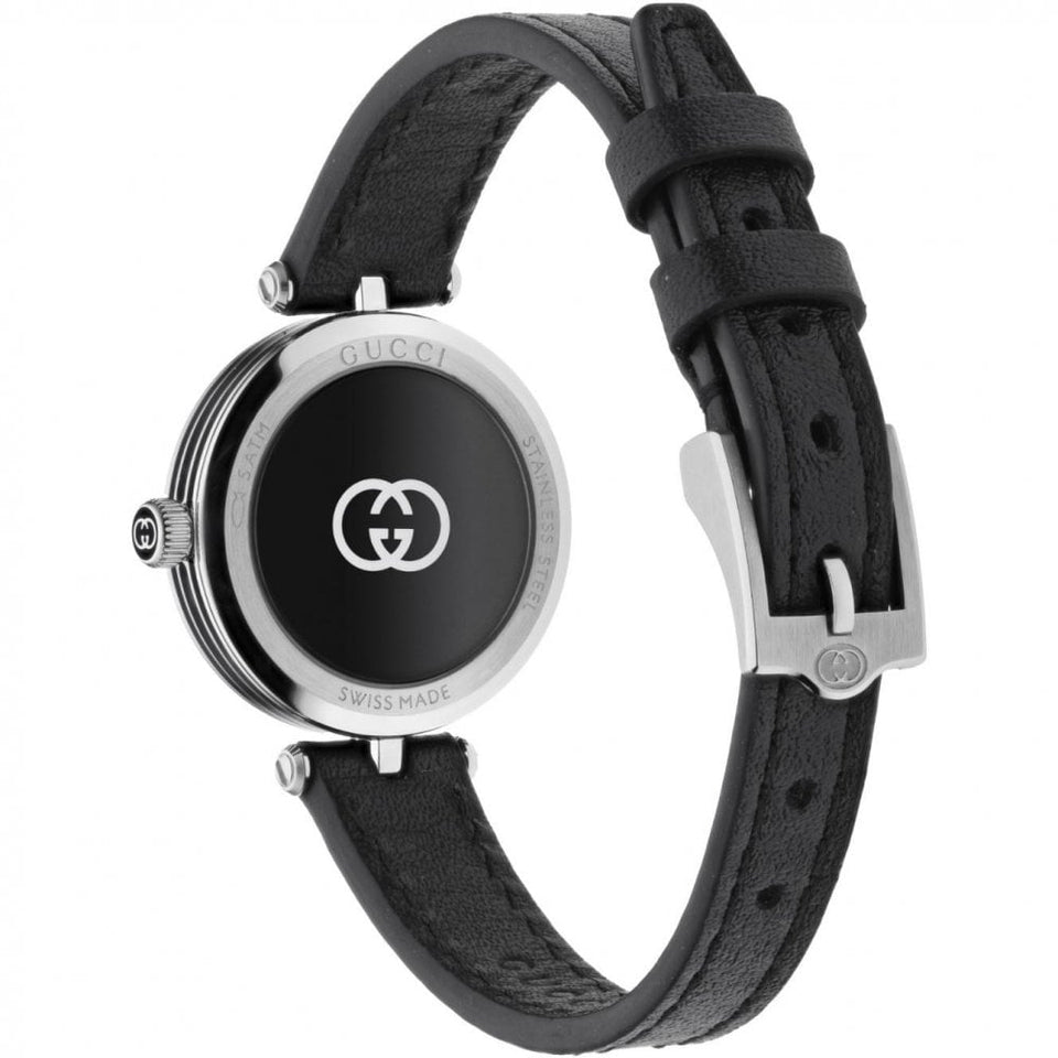 Gucci Ladies Model 2000 Black Strap Watch
