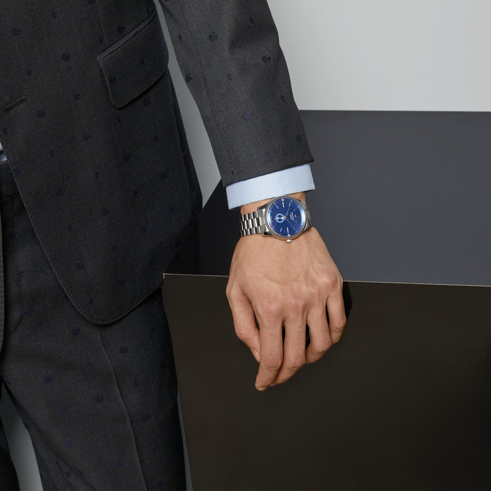 Gucci Men's 40mm Blue Dial G-timeless Watch