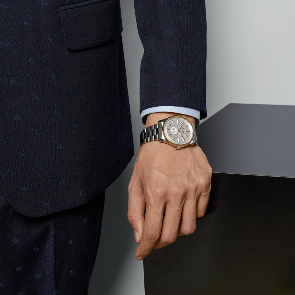 Gucci G-Timeless Men's 40mm Cream Dial Watch