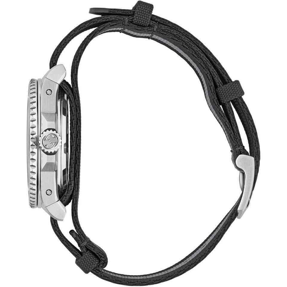 Gucci Mens Dive Automatic 40mm Black Watch