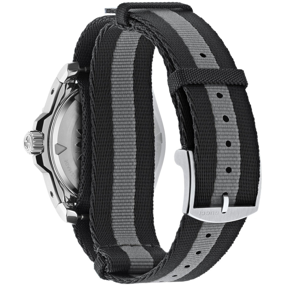 Gucci Mens Dive Automatic 40mm Black Watch