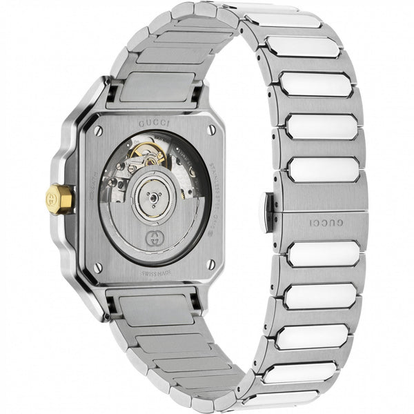 Gucci Men's G-Flat Two Tone Watch