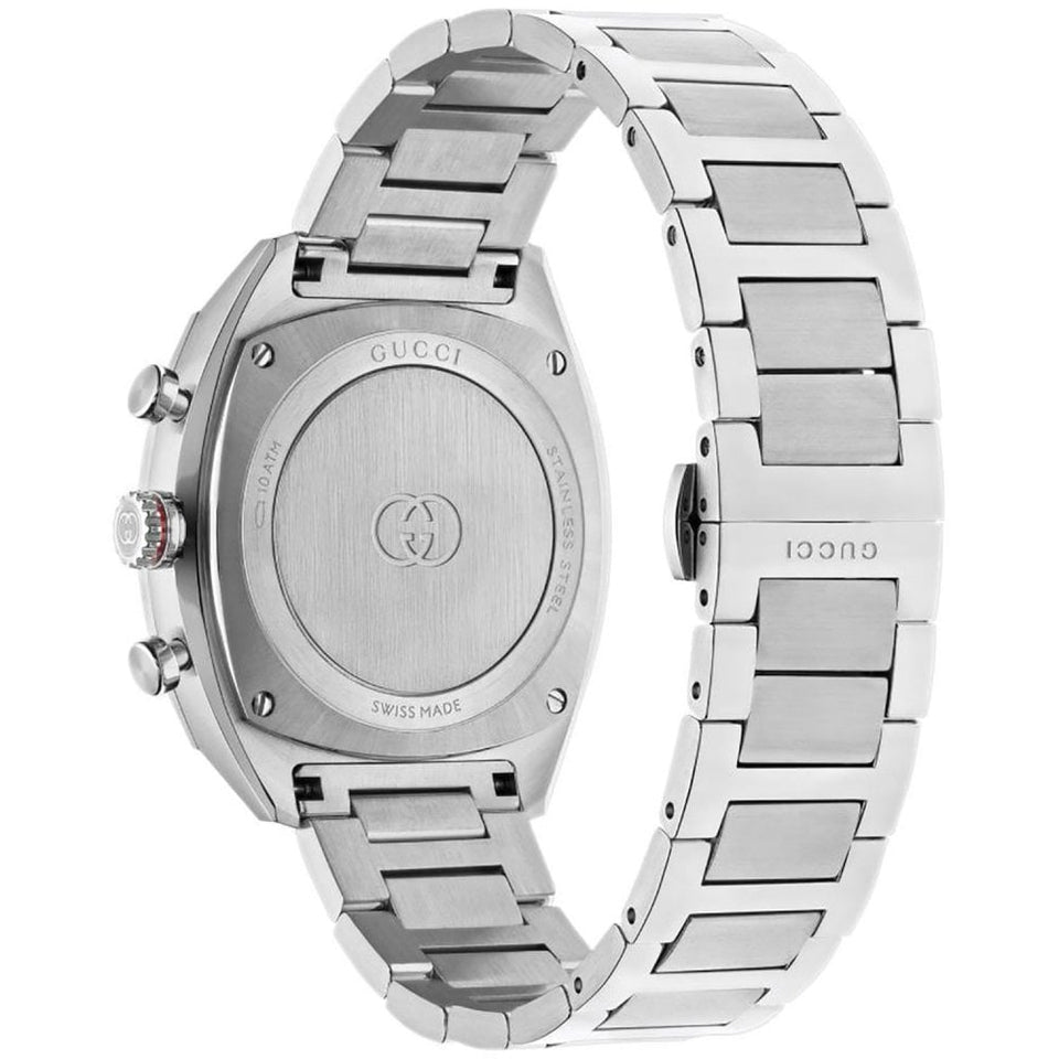 Gucci Men's Interlocking Blue Dial Automatic Chronograph Watch