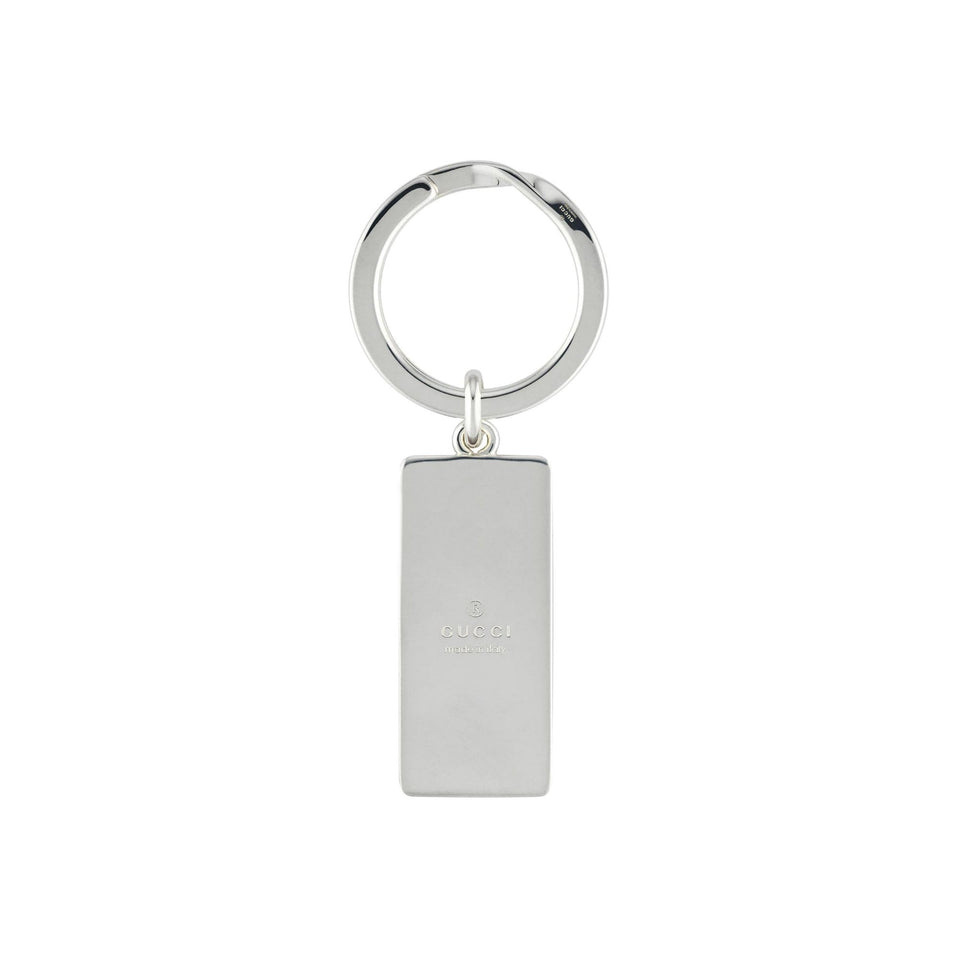 Gucci Trademark Red Enamel Keyring