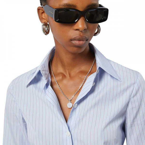 Gucci Trademark Small Engraved Hexagonal Cut Necklace