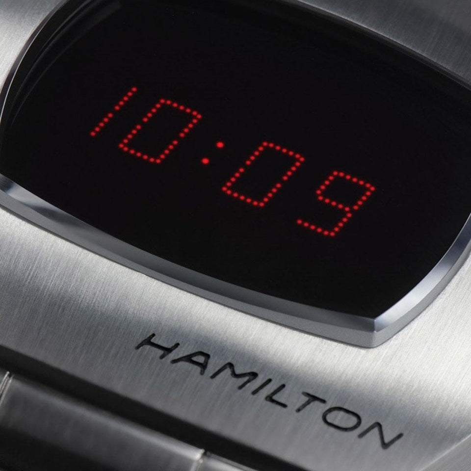 Hamilton American Classic PSR Red Digital Quartz Watch