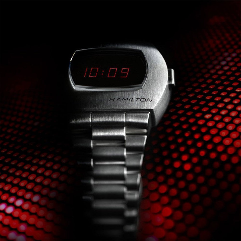 Hamilton American Classic PSR Red Digital Quartz Watch