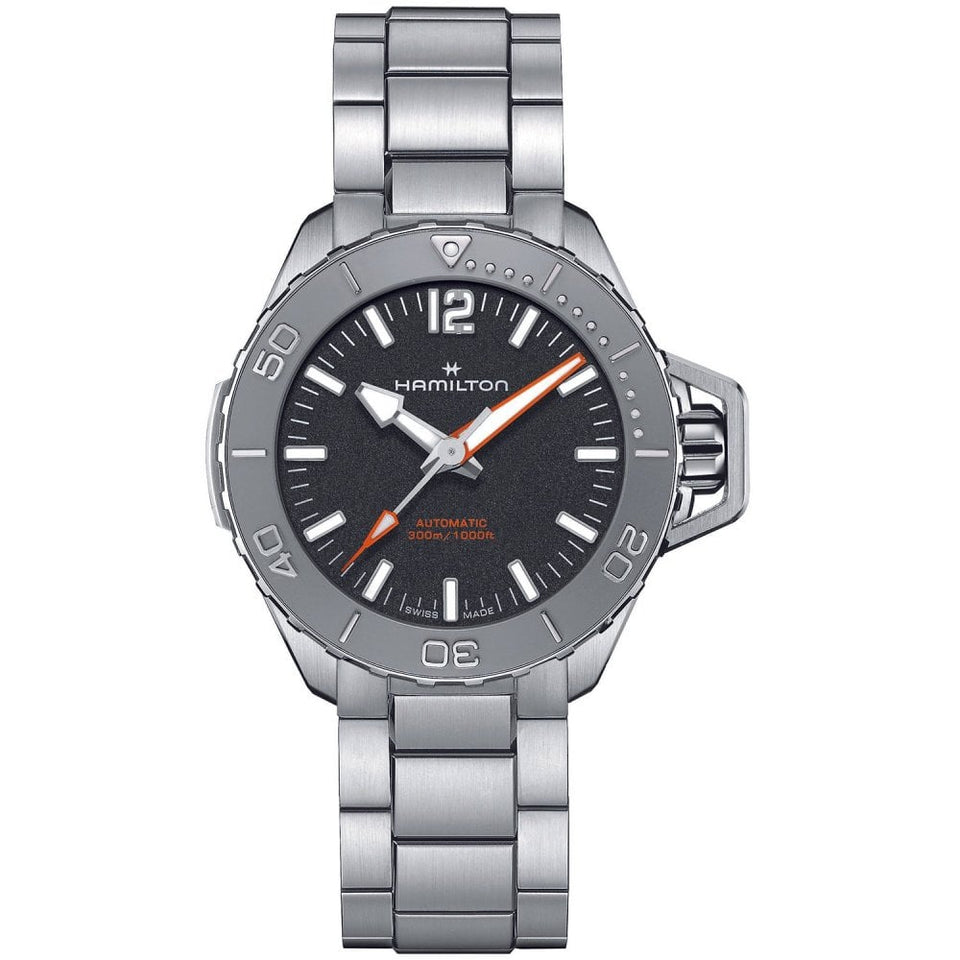 Hamilton EX DISPLAY - Men's KHAKI NAVY FROGMAN Automatic 41mm Watch