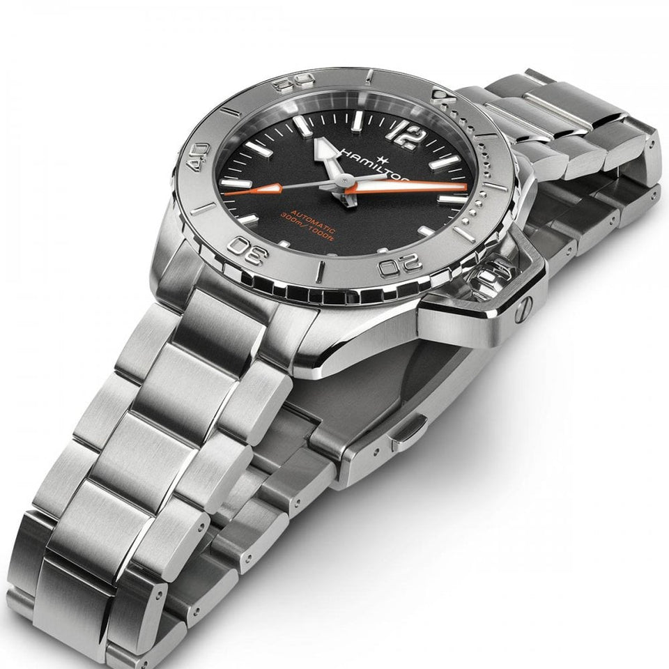 Hamilton EX DISPLAY - Men's KHAKI NAVY FROGMAN Automatic 41mm Watch