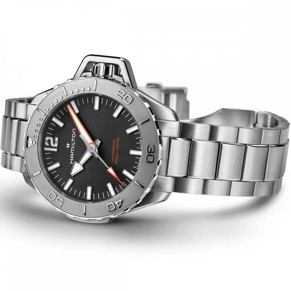 Hamilton EX DISPLAY - Men's KHAKI NAVY FROGMAN Automatic 41mm Watch
