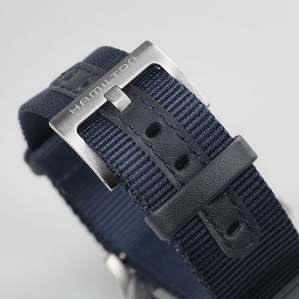 Hamilton Gent's 38mm Khaki Field Mechanical Blue NATO Watch