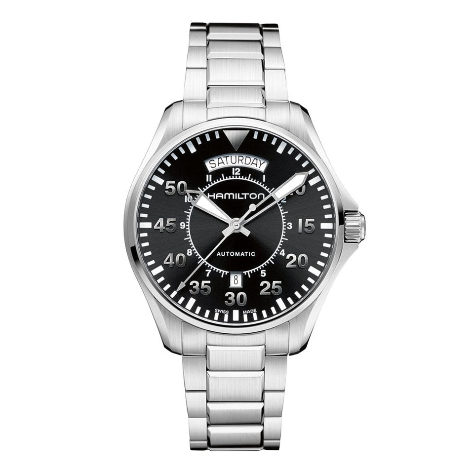 Hamilton Gent's Khaki Aviation Pilot Day-Date Auto Watch
