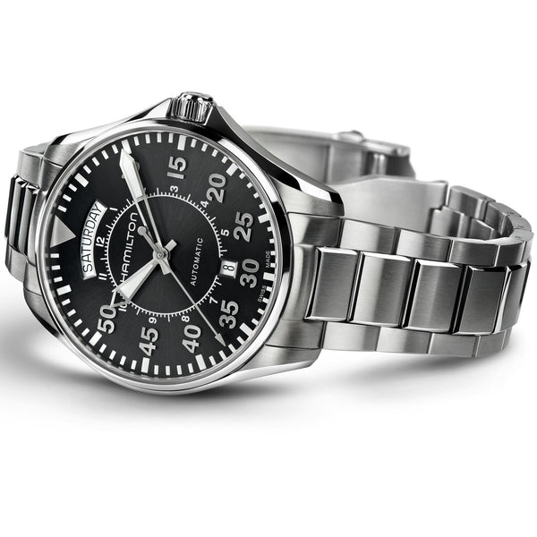 Hamilton Gent's Khaki Aviation Pilot Day-Date Auto Watch