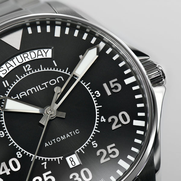Hamilton Gent's Khaki Aviation Pilot Day-Date Auto Watch