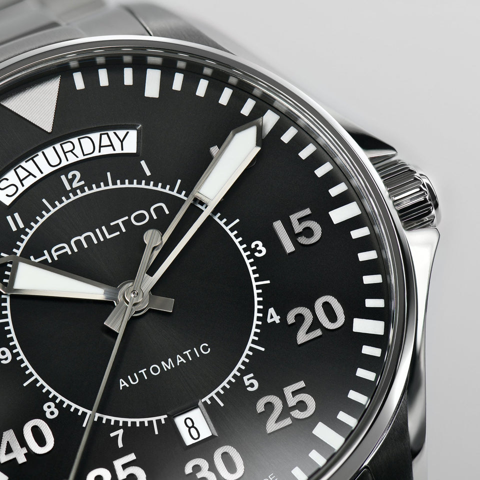 Hamilton Gent's Khaki Aviation Pilot Day-Date Auto Watch