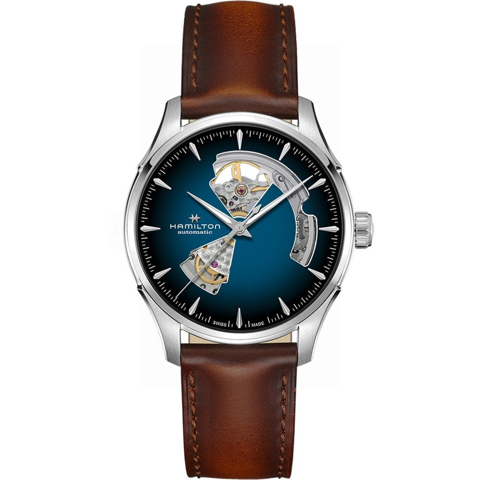 Hamilton Jazzmaster Blue Skeleton Dial 40mm Automatic Watch