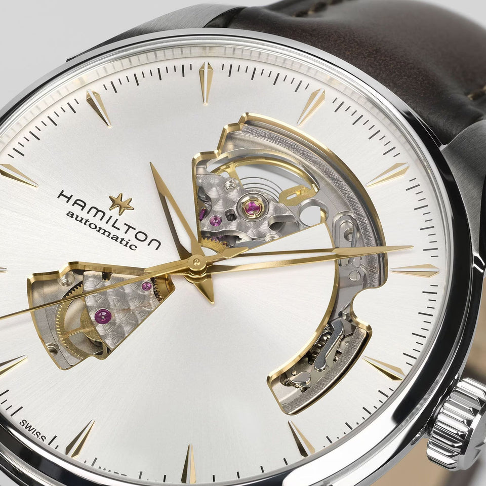 Hamilton Jazzmaster Open Heart 40mm Silver Dial Automatic Watch