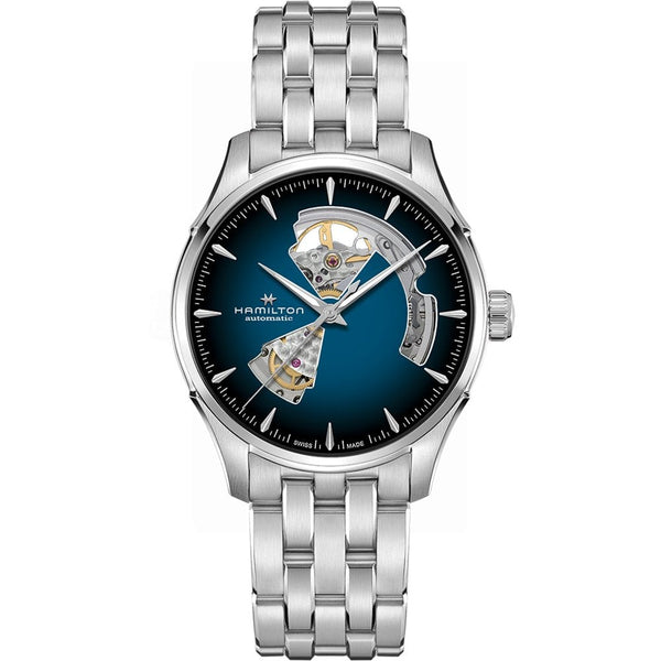 Hamilton Jazzmaster Open Heart Automatic 40mm Watch | Blue Dial