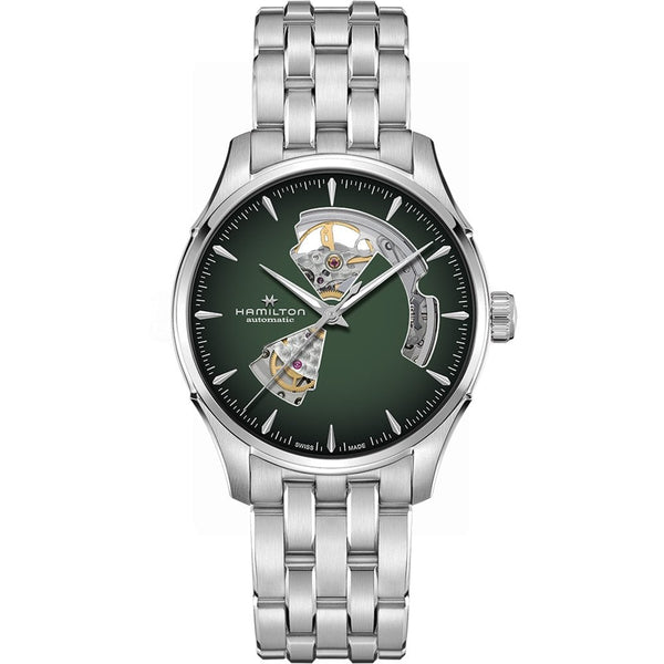 Hamilton Jazzmaster Open Heart Automatic 40mm Watch | Green Dial