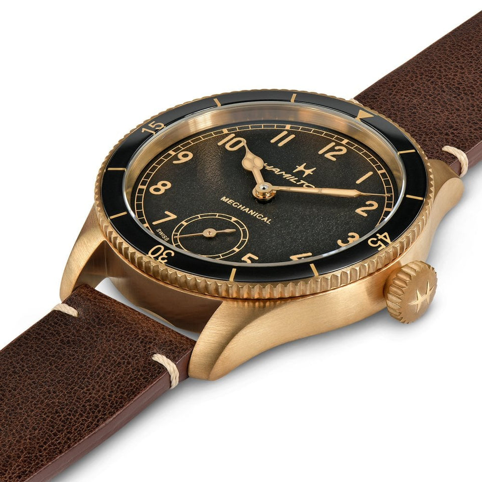 Hamilton Khaki Aviation Pilot Pioneer Small Seconds 43mm Mechanical Bronze Watch