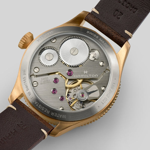 Hamilton Khaki Aviation Pilot Pioneer Small Seconds 43mm Mechanical Bronze Watch
