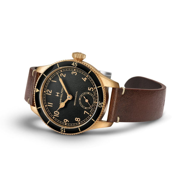 Hamilton Khaki Aviation Pilot Pioneer Small Seconds 43mm Mechanical Bronze Watch