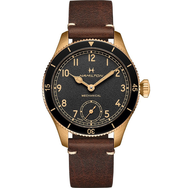 Hamilton Khaki Aviation Pilot Pioneer Small Seconds 43mm Mechanical Bronze Watch