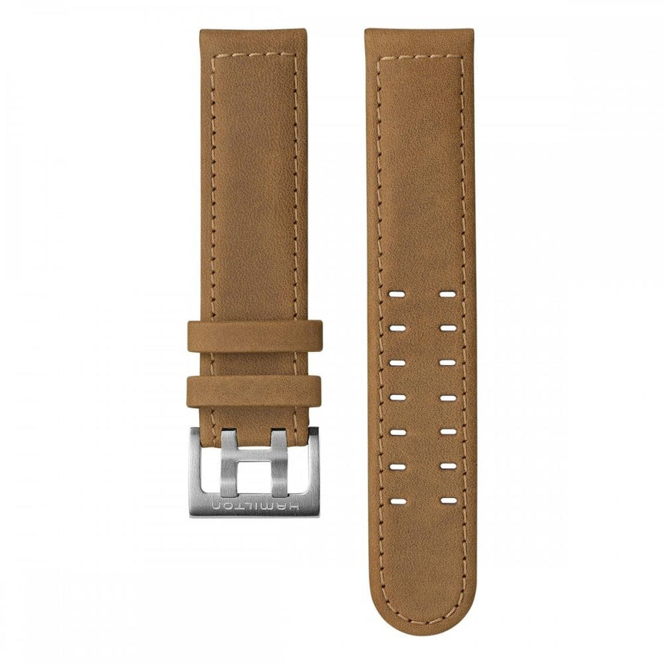 Hamilton KHAKI FIELD 20mm Brown Leather Strap