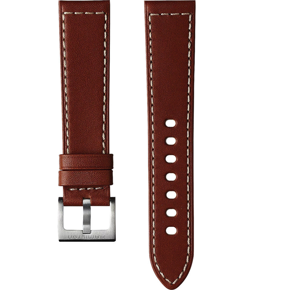 Hamilton KHAKI FIELD 20mm Brown Leather Strap