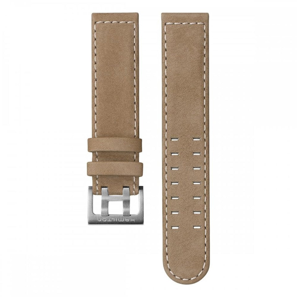 Hamilton KHAKI FIELD 20mm Light Brown Leather Strap