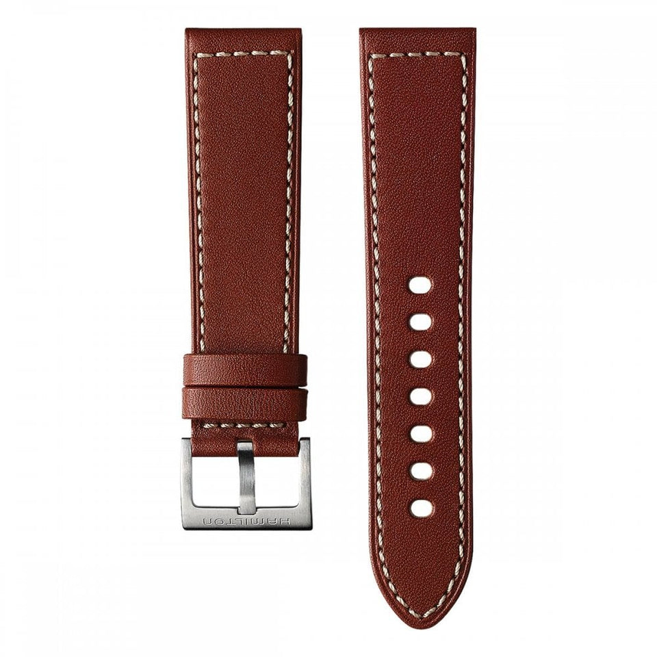 Hamilton KHAKI FIELD 22mm Tan Leather Strap