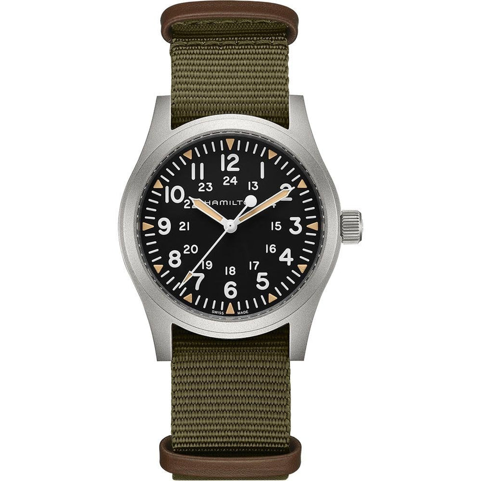 Hamilton Khaki Field Mechanical NATO 42mm Men's Watch