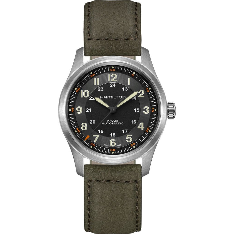 Hamilton Khaki Field Titanium 38mm Automatic Men's Black Watch