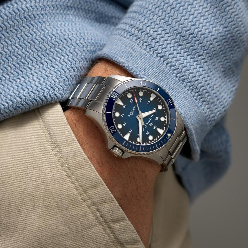 Hamilton Khaki Navy Scuba 43mm Automatic Watch | Blue Dial