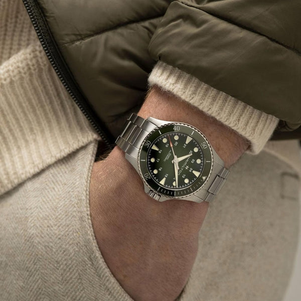 Hamilton Khaki Navy Scuba 43mm Automatic Watch | Green Dial