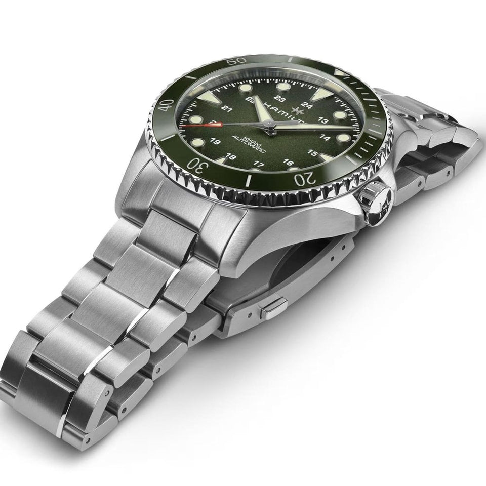 Hamilton Khaki Navy Scuba 43mm Automatic Watch | Green Dial