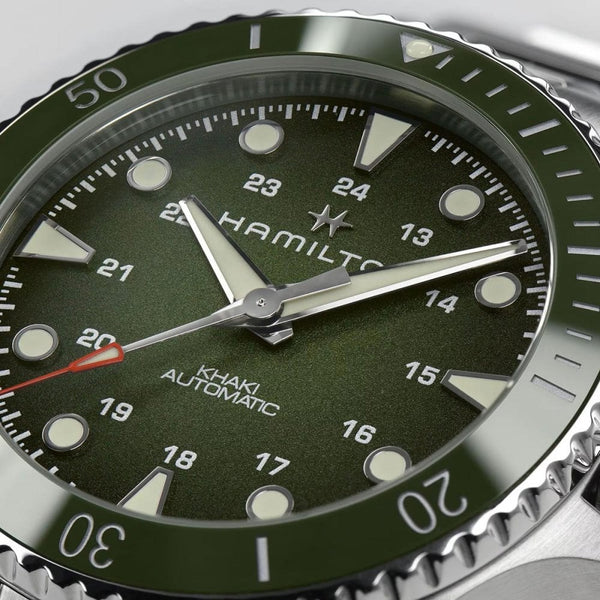 Hamilton Khaki Navy Scuba 43mm Automatic Watch | Green Dial