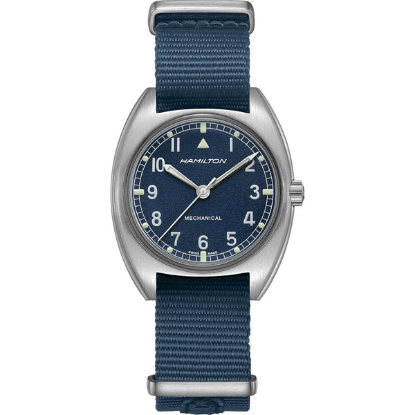 Hamilton Khaki Pilot Pioneer RAF 33mm Blue Mechanical Watch