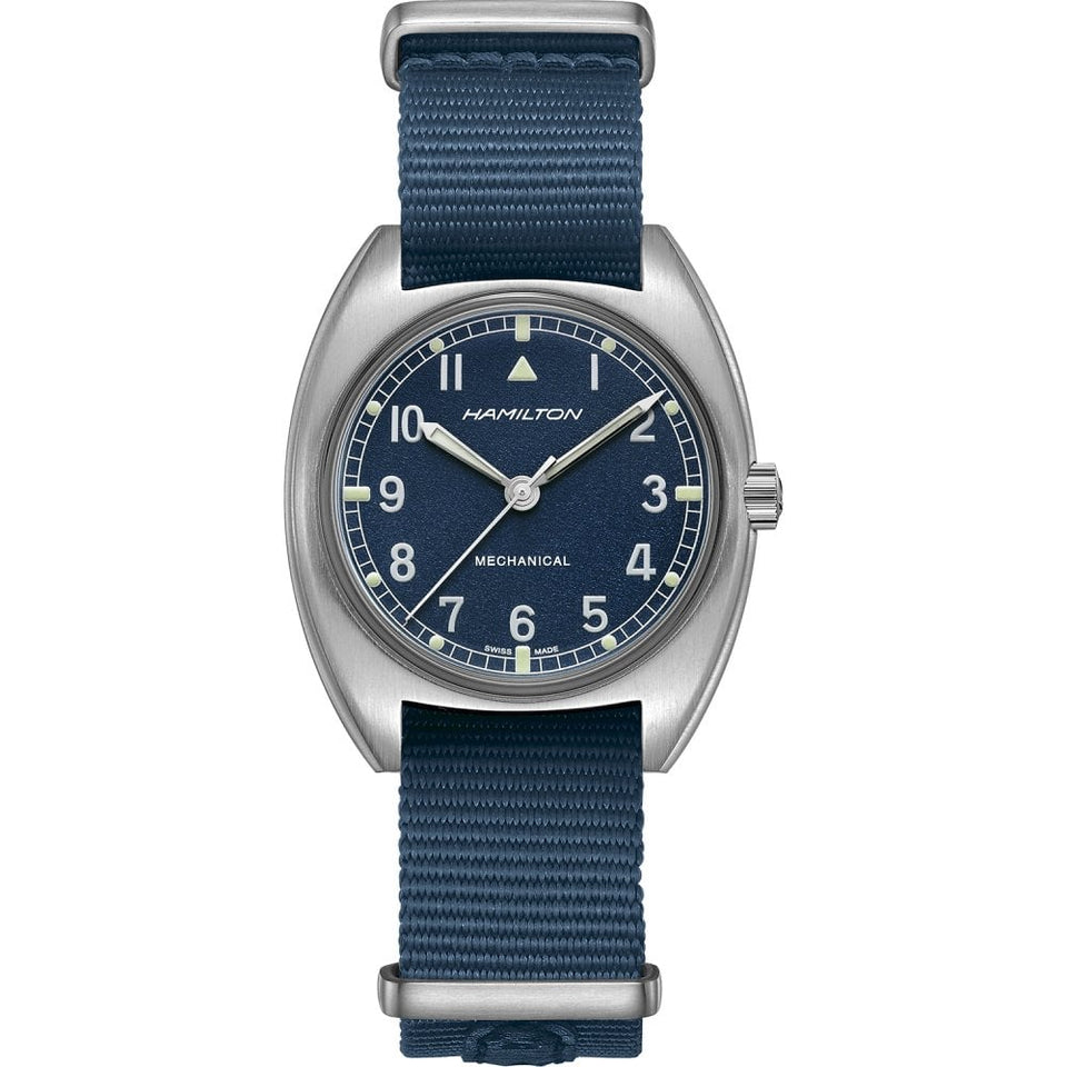 Hamilton Khaki Pilot Pioneer RAF 33mm Blue Mechanical Watch