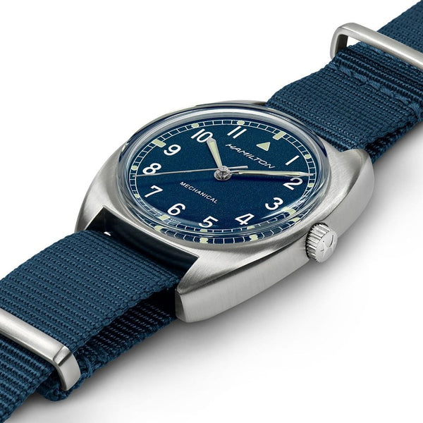 Hamilton Khaki Pilot Pioneer RAF 33mm Blue Mechanical Watch