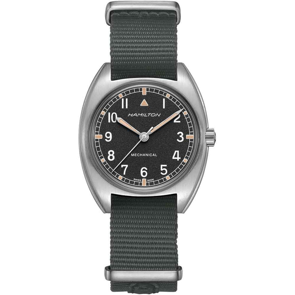 Hamilton Khaki Pilot Pioneer RAF 33mm Green Mechanical Watch