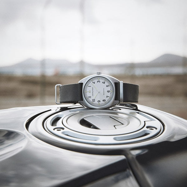 Hamilton Khaki Pilot Pioneer RAF 33mm Grey Mechanical Watch