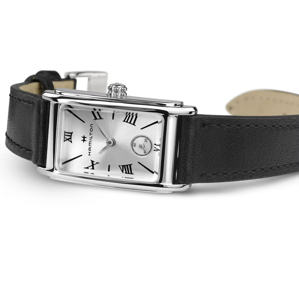 Hamilton Ladies American Classic Ardmore Small Black Strap Watch