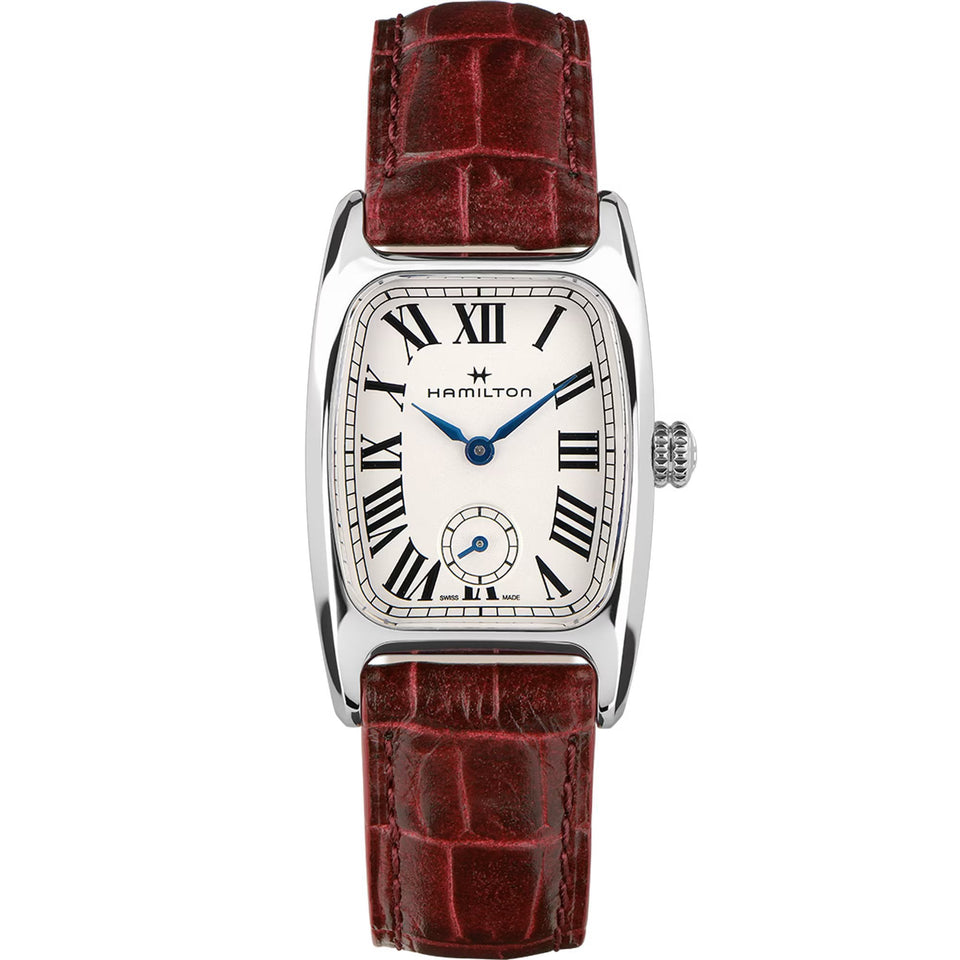 Hamilton Ladies American Classic Boulton Small Second Red Strap Watch