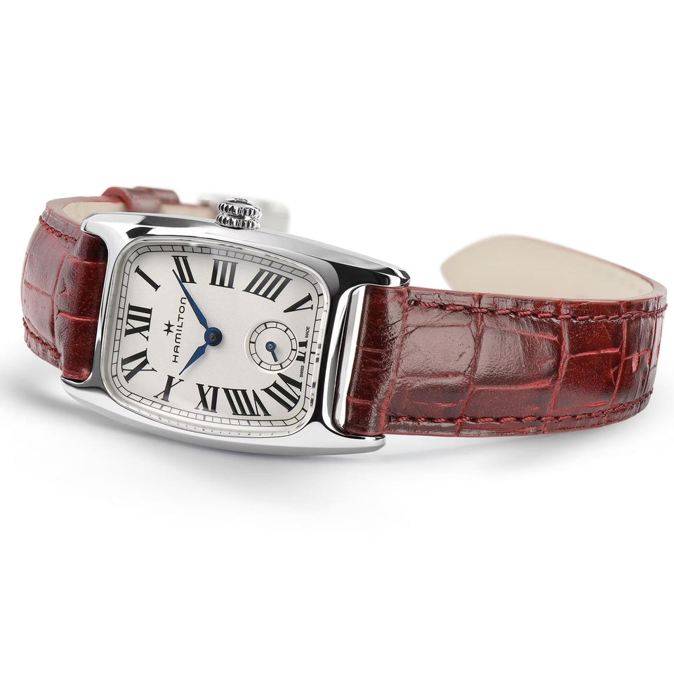 Hamilton Ladies American Classic Boulton Small Second Red Strap Watch