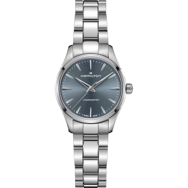 Hamilton Ladies Jazzmaster 32mm Dusty Blue Dial Quartz Watch